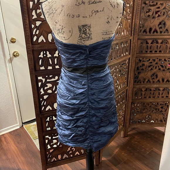 BCBG MAXAZRIA Strapless Blue Dress - Picture 7 of 7